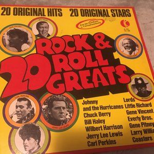 20 Rock & Roll Greats Album 4 for $30